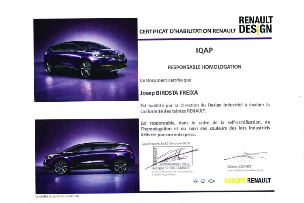 IBIAE -IQAP- RENAULT