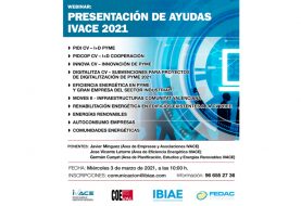 La Plataforma por la Reindustrialización Territorial convoca un webinar para conocer las ayudas del IVACE en materia de innovación y energías renovables