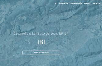 Mapa interactivo con información gráfica del sector NPI5.1