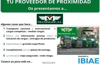 Proveedor de Proximidad: TRANSMAPE