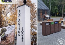 CERVIC ENVIRONMENT instala sus papeleras 'Tirol' en un zoo de Lituania