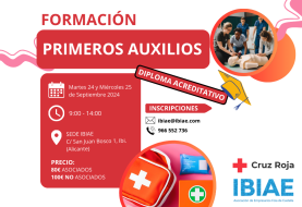 Taller de formación primeros auxilios