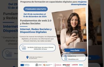 Programa de formación en capacidades digitales para mujeres desempleadas