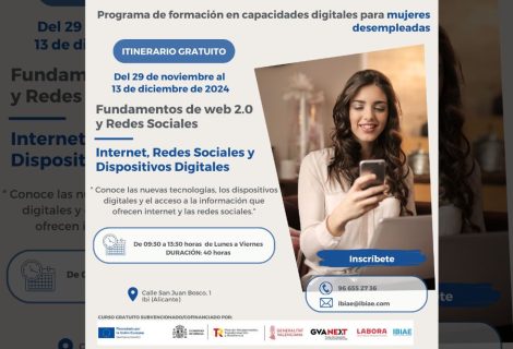 Programa de formación en capacidades digitales para mujeres desempleadas