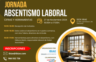 Jornada sobre Absentismo Laboral: Cifras y Herramientas